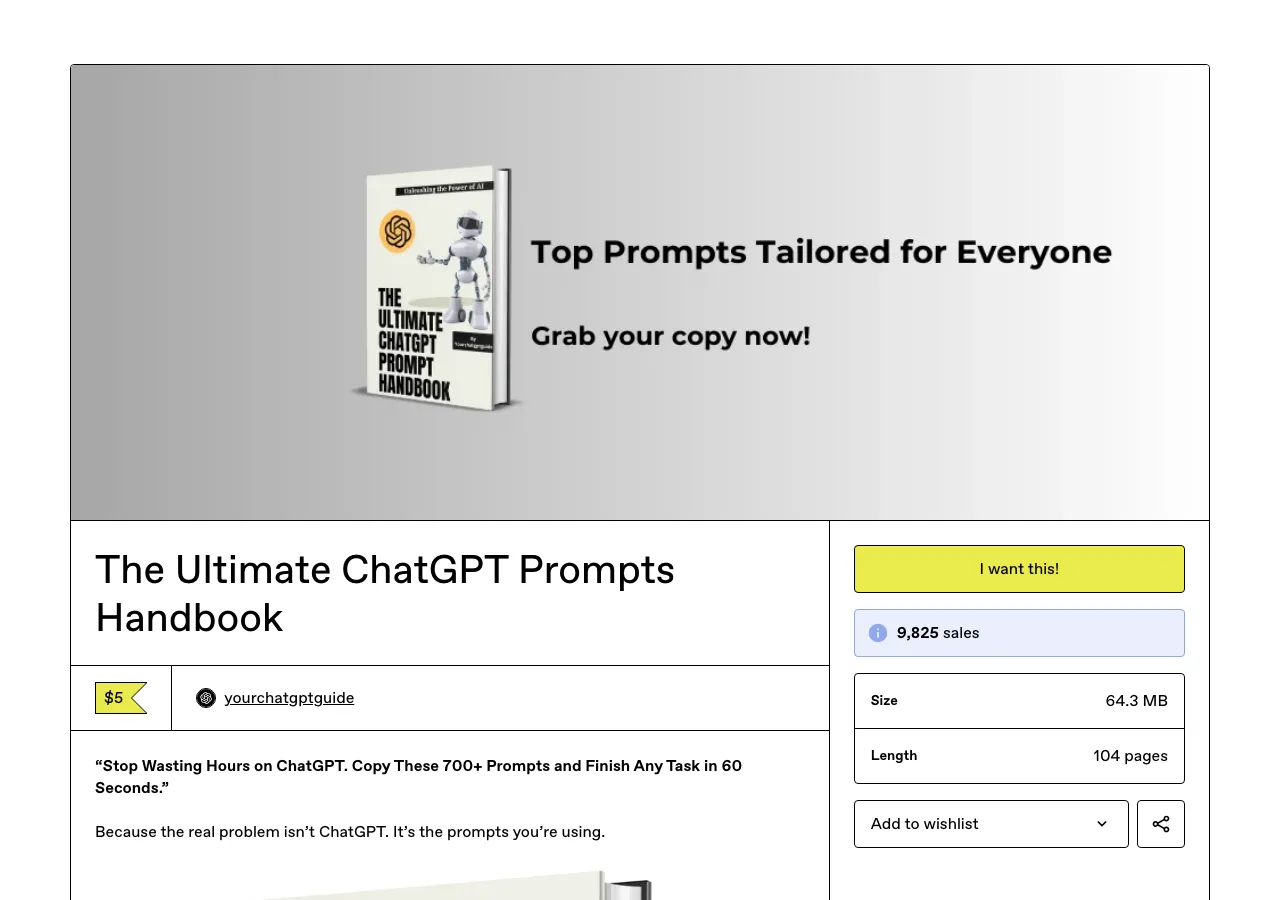 The Ultimate ChatGPT Prompts Handbook